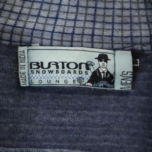 Burton Old Tattersall Check Pattern Long Sleeve Shirt Style Jacket L Men's Used