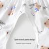 Youqi Baby Summer Anti-Mosquito Open Crotch Pants Set