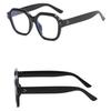 Fashion Retro  Anti Blue Light Eyeglasses Frames Round Face Concave Shaped Eyeglass Fake Eye Glasses Frame