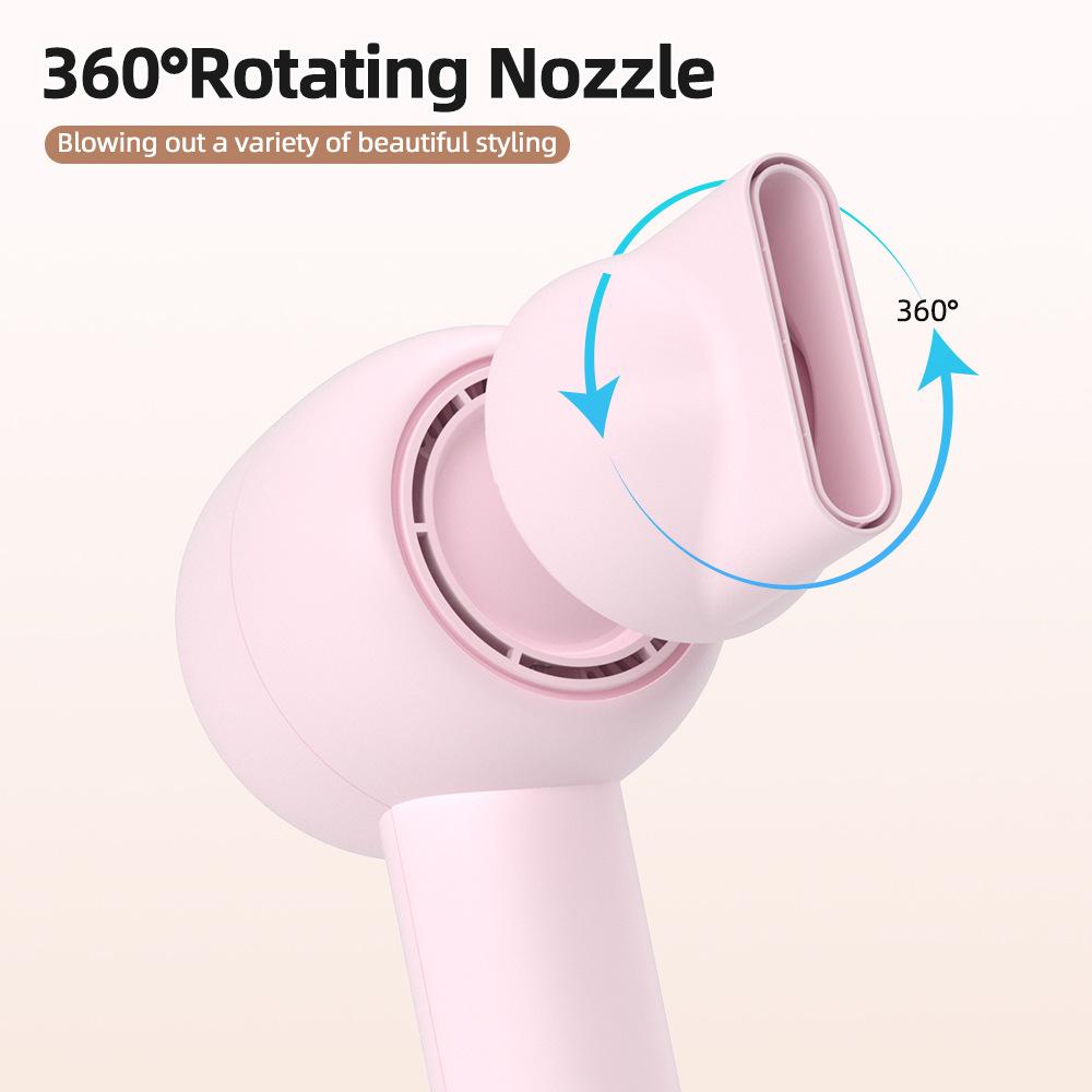 Secador de Cabelo de Íons Negativos de Alta Velocidade, Vento Forte, Doméstico de Alta Potência para Cuidado Capilar com Íons Negativos, Secador de Cabelo, Silencioso e de Secagem Rápida