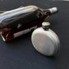 5oz/140ml Stainless Steel Hip Flask - Leakproof Russian Design Whiskey Bottle Portable with Funnel for Vodka/Wine Camping Travel