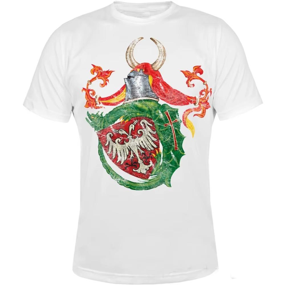 Cool Design Stefan Lazarević Emblem Coat of Arms Printed T-Shirt. Summer Cotton Short Sleeve O-Neck Mens T Shirt New S-3XL