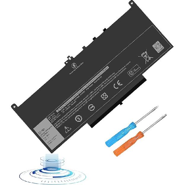 E7470 E7270 J60J5 Battery for Dell Latitude E7470 E7270 7470 7270 Laptop Battery, Type 1W2Y2 0MC34Y MC34Y R1V85 242WD GG4FM WYWJ2 451-BBSX 451-BBSY