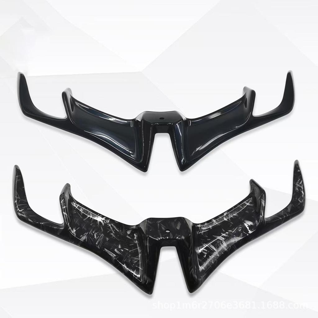 Motorcycle ABS Duckbill Wind Deflector Shark Fin Air Intake Lip for Multiple Electric Vehicle Models