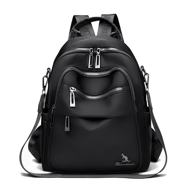 Schoolbag Simple Casual Women's Backpack New Korean Style Fashionable Versatile Lightweight Travel Backpack Large Capacity Student Backpack