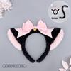 Lolita kc cerchietto con orecchie da gatto fiocco di peluche campanellino accessori per capelli fatto a mano adorabile signora gatto copricapo lolita
