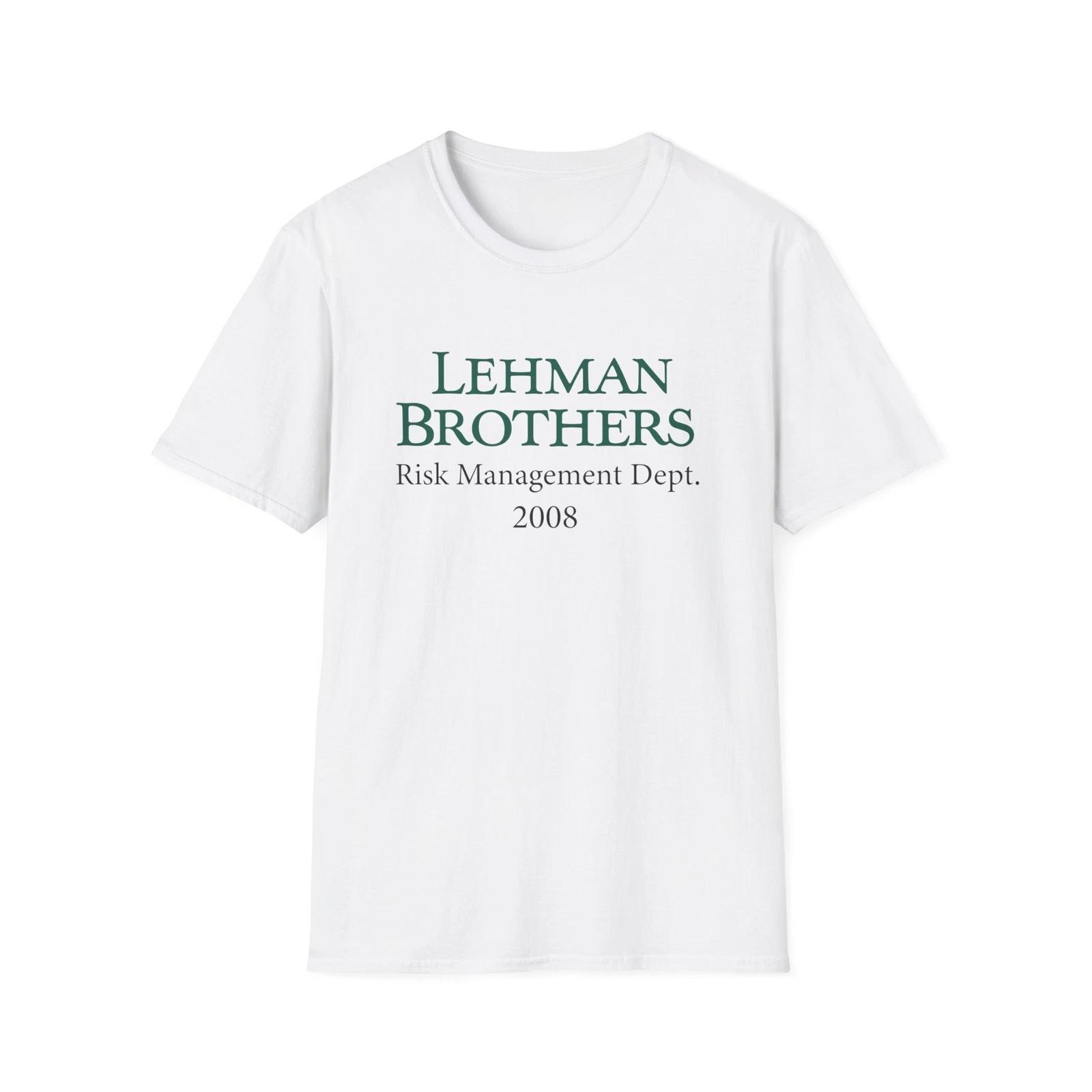 Lehman Brothers Risk Management Dept. Cotton Shirt 2XL