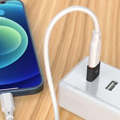Typ-C Adapter Mini 6A Typ-C Buchse Schnellladung zu USB 3 Stecker Konverter