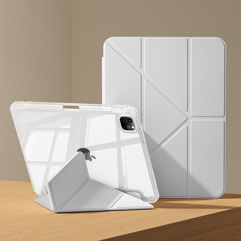 Hoesje Voor iPad Pro 11 iPad 10.2 7e/8e/9e 10e 11e A16 Cover iPad Air 6 5 4 3 10.5 10.9 13 12.9 Potloodhouder Transparant Hoesje Ipad Air1 Air2(9.7)