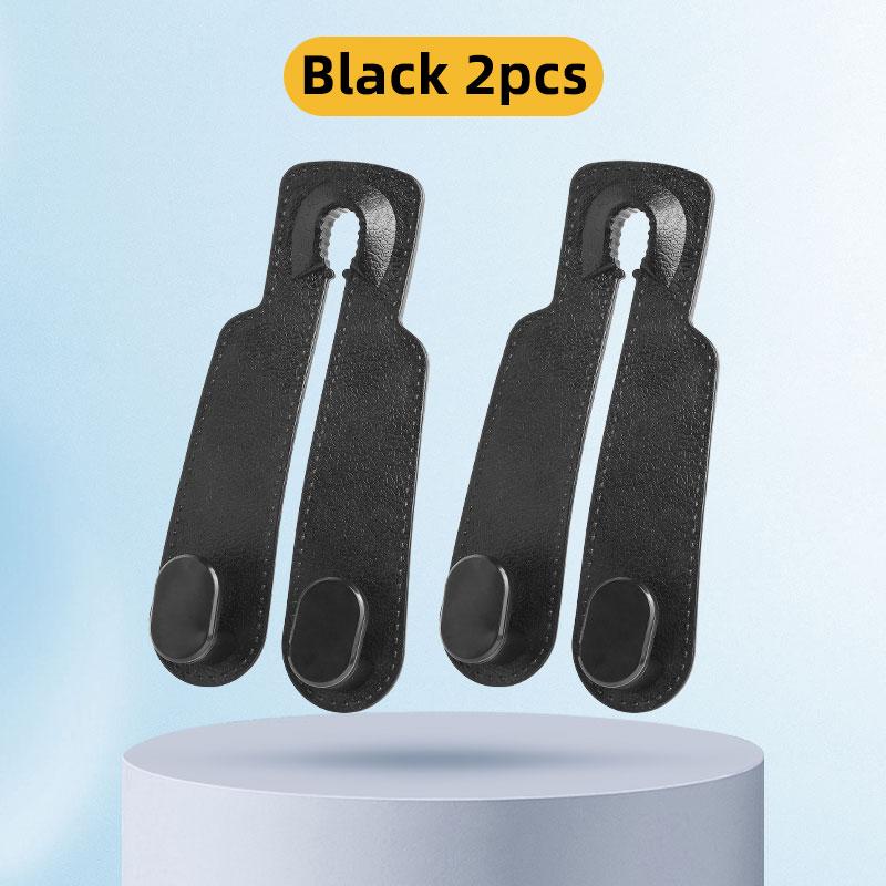 Soft Car Headrest Hooks Hanger for Bag Seat Back Organizer Holder Clips Auto Fastener Hooks Car Storage Hook Mobile Phone Holder