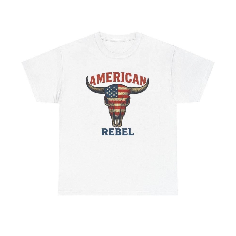 

American Rebel Graphic T Shirt Cotton Tee Unisex T-Shirt S