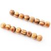 100 pezzi 8mm perline di legno sciolte per gioielli fai da te collana orecchini bracciale artigianato