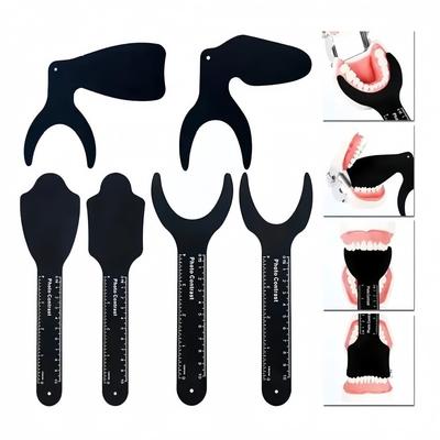 1/6Pcs Dental Autoclave Photo Contrast Board Photography Black Background Board Durable Palatal Contraster Board Oral Cheek