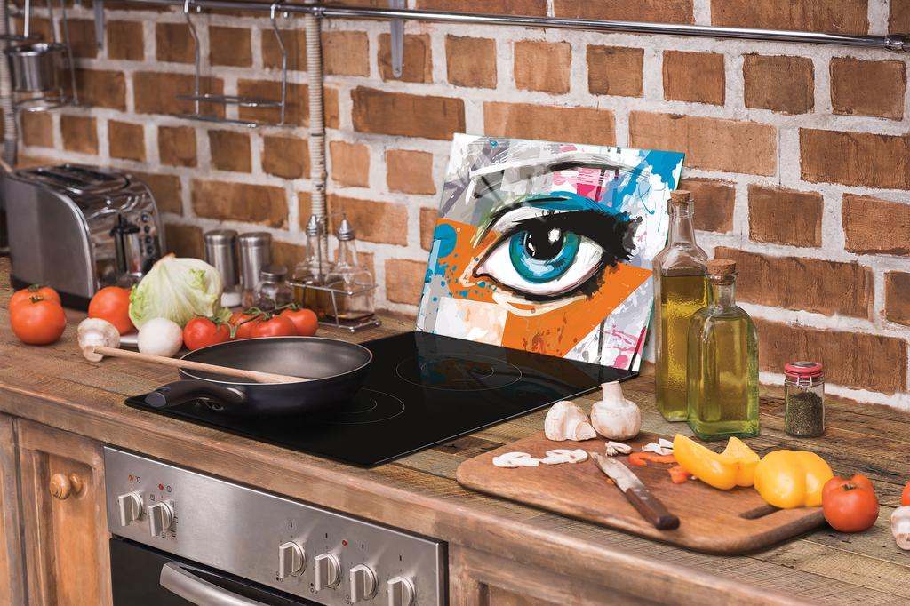 SZKLANA DESKA DO KROEJNIA 30x22 OKO