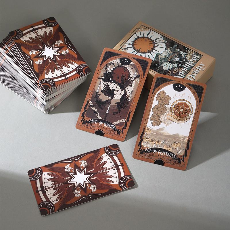 Tarot Card Deck For Beginners With Waterproof Paper Playing Cards For Gaming And Entertainment
