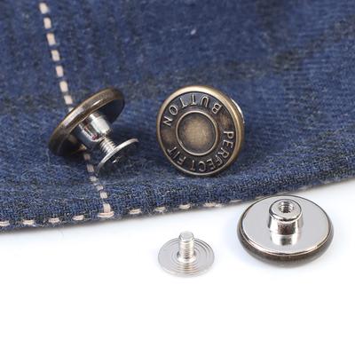 Button Pins For Jeans Button Replacement For Pants  Diy Button Pins