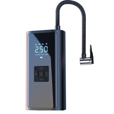 Portable Cordless Car Tire Inflator with Digital Display 80W Car Air Pump with LED Light Accurate Monitoring Preset Tire Pressure