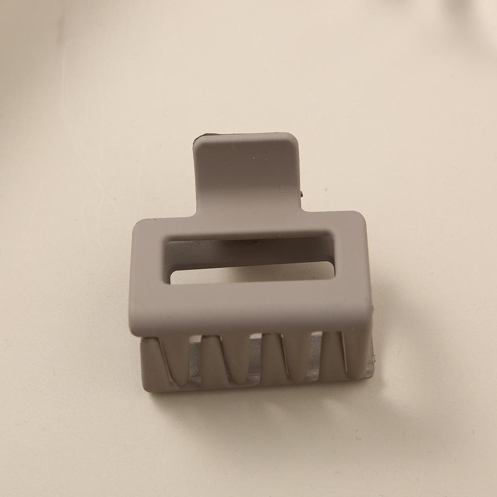 8.5CM x 10.5CM Rectangular Matte PS Hair Clip - Simple Shark Hair Accessory