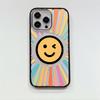 Rainbow Smiley Face Apple 16promax Mobile Phone Case Girl Ip17 Anti-drop 15pm Magnetic Attraction 15 Super Fire 13 Acrylic