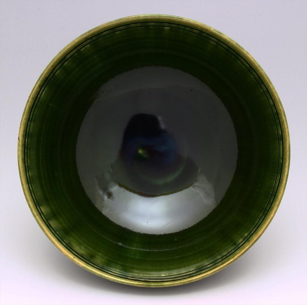 Seto Ware, Hatano Masanori, Simmered Dish Bowl, Oribe Pattern, 136-0079