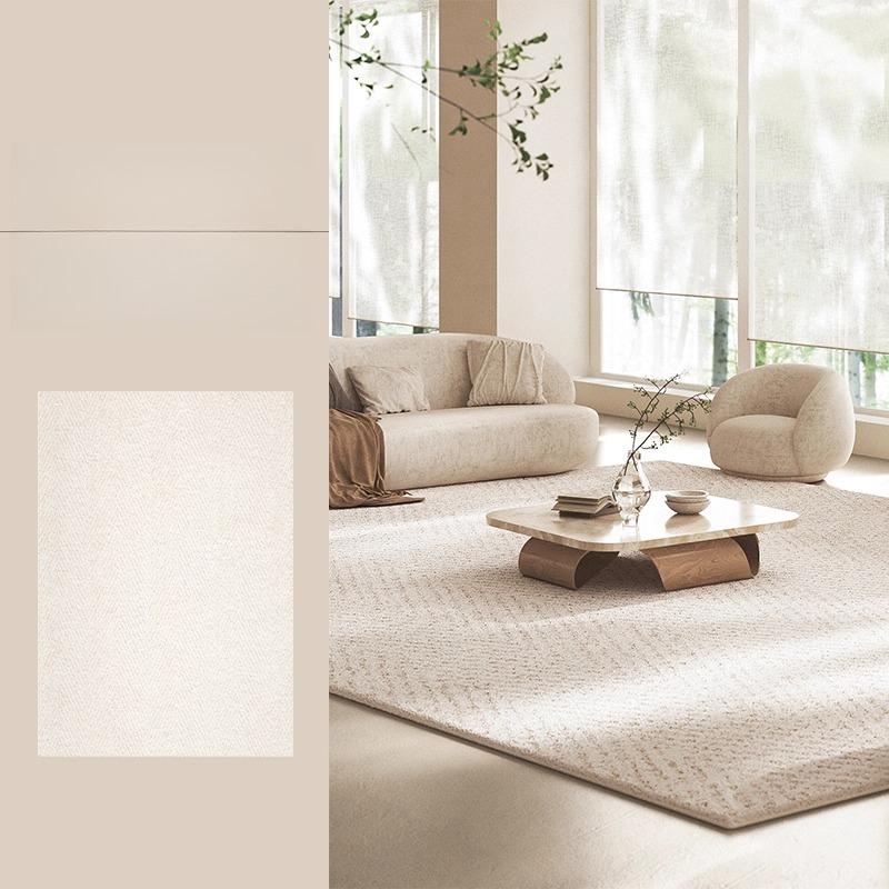 Cream Style Carpets for Living Room Fluffy Soft Lounge Rug Thick Plush Cloakroom Floor Mat Large Area Bedroom Decor Line Carpet