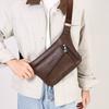 New Men's Vintage Chest Bag Waterproof Large Capacity Crossbody Single Shoulder Bags with Sport Small Messenger Bags