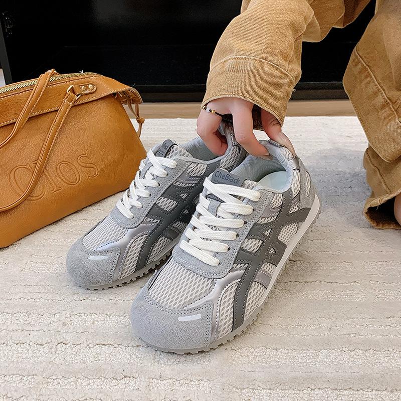 Korean Version of Age-reducing Comfortable Mesh Breathable Forrest Gump Shoes Women's Summer and Autumn New Versatile Fashion Soft-soled Sports