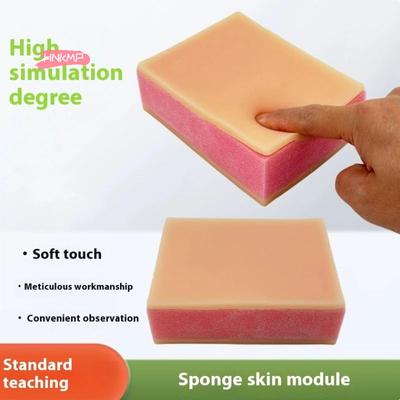 Surgical Injection Training Pad Silicone Skin Model for Suture Puncture Practice Simulation Tool for Medical Training