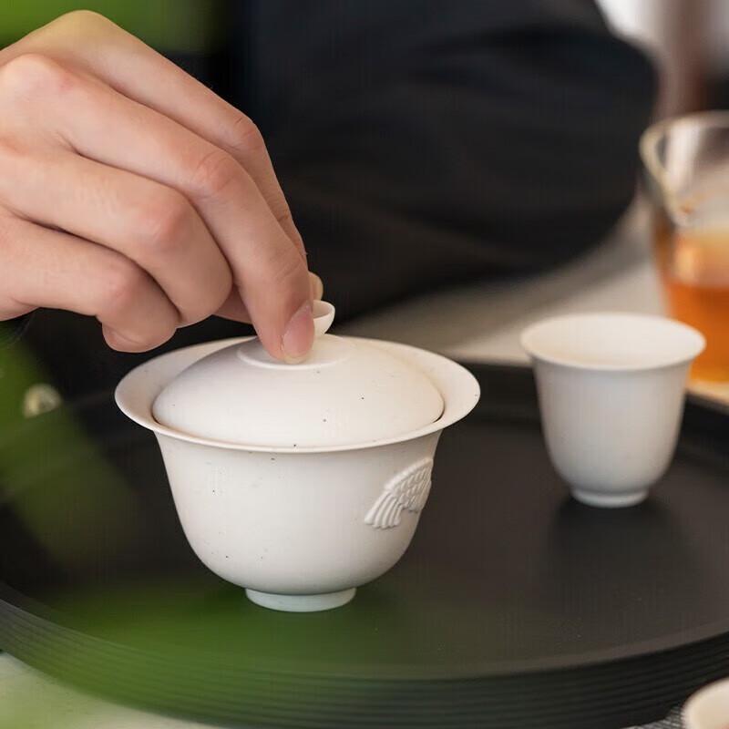 Edenus High-End Ceramic Gaiwan Tea Set