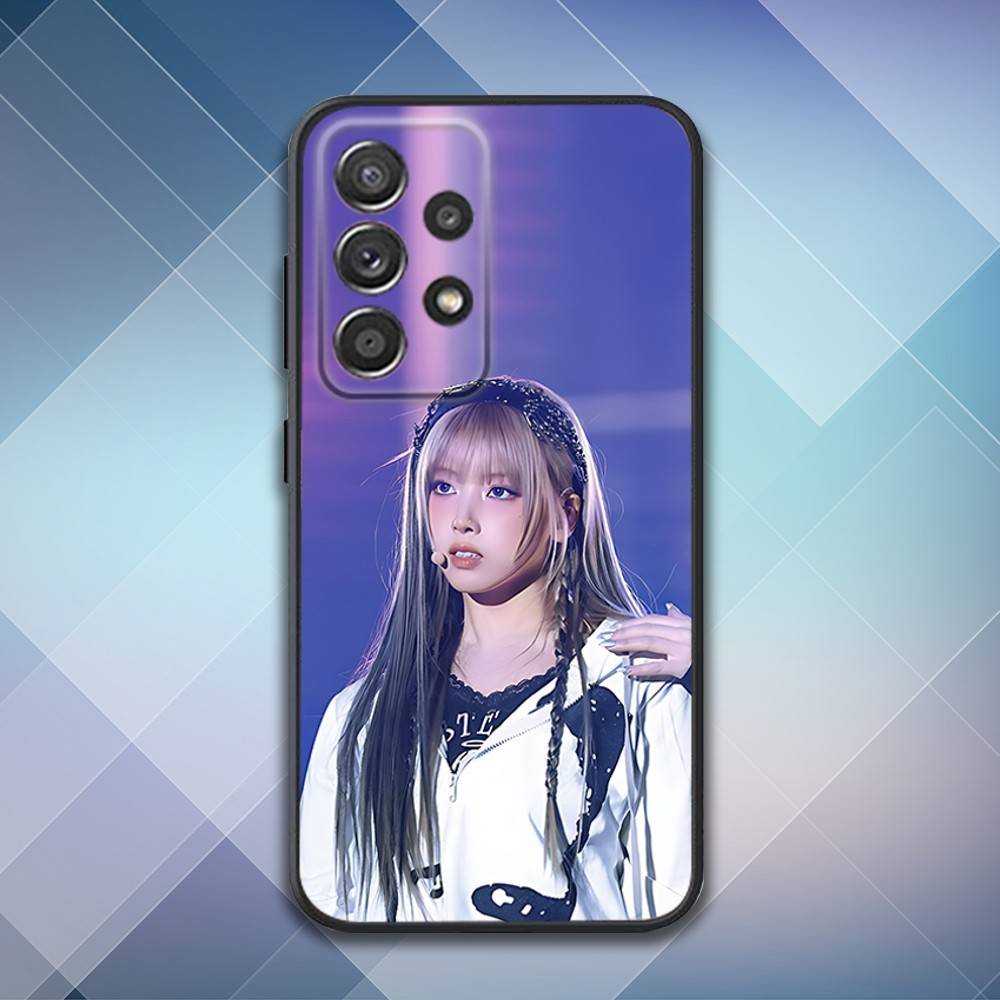 J-Jiwoo DICE Singer Phone Case For Samsung S 25,24,23,22,30,21,10,9,Ultra,Plus,Lite,FE,4,5 G Soft Black Case
