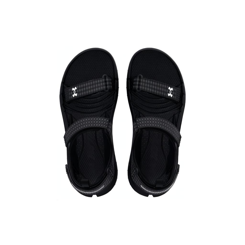 Under Armour Kalın Tabanlı Sandalet Siyah Beyaz Unisex Spor Ayakkabı 3026937-001