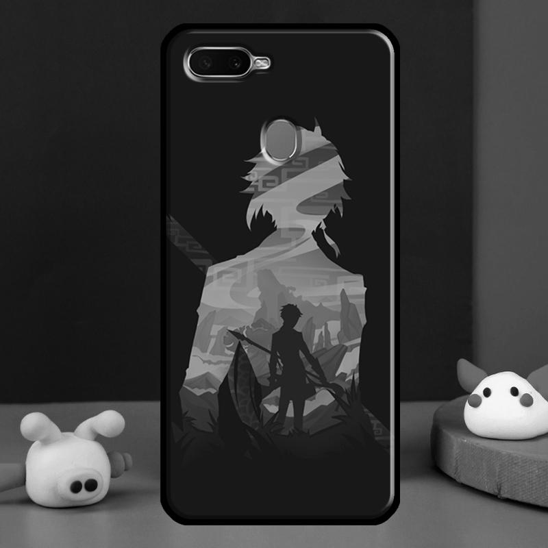 Zhongli Genshin Impact Case For Oppo A91 A5 A9 A16 A76 A96 A58 A78 A98 A52 A72 A74 A94 A54 S A57 A77 A15 A17 Cover