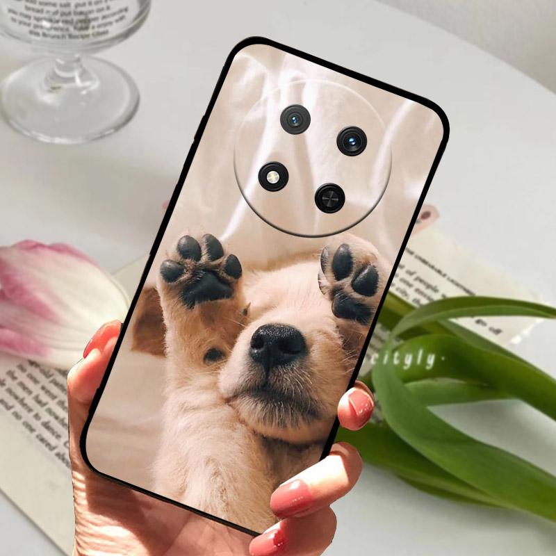 For Honor Magic7 Lite Case BRP-NX1 Luxury Painted Cover Soft TPU Silicone Cases For Honor X9C Magic7Lite X60 Pro X60Pro Fundas