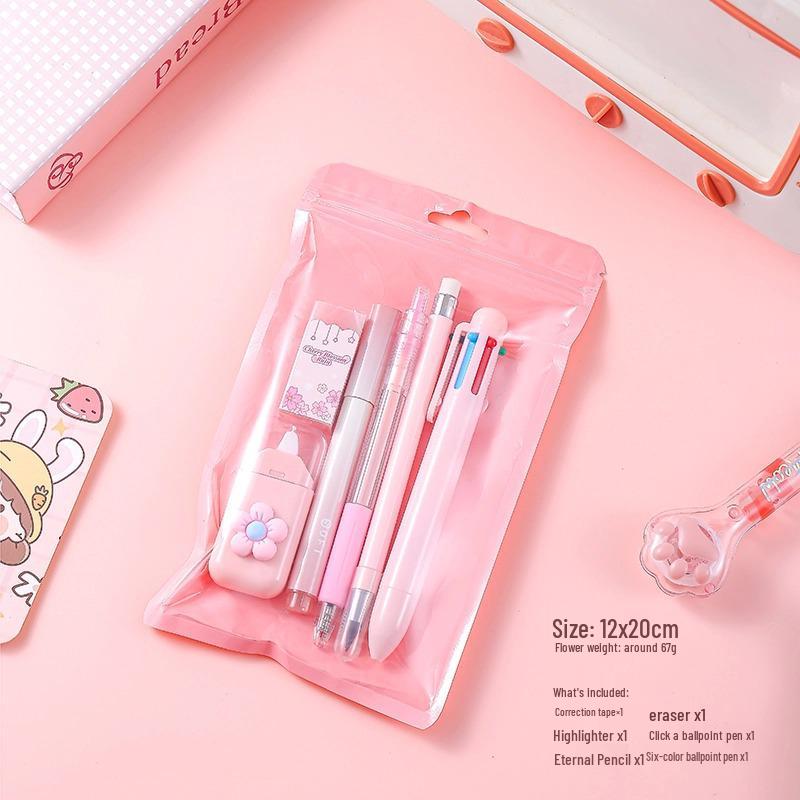 Gradient Color Mini Stationery Set for Junior and Senior High School Students