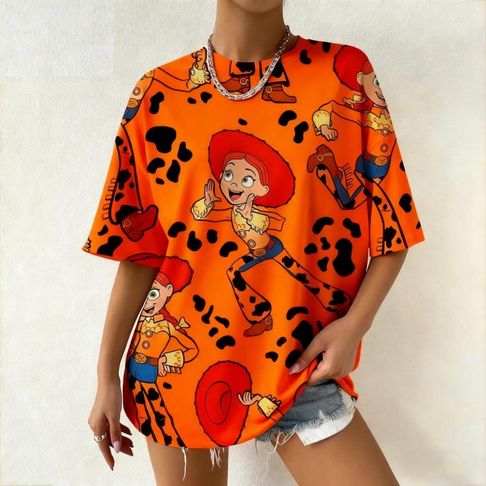 Women's Toy Story Jessie Summer Casual Children T Shirts Kid Adults Parent Child Quick Dry Boy T Shirt Men Women Tee Top