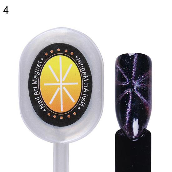 Stripe Wave Leaf Magnet Board DIY UV Cat Eye Nail Gel Polish Manicure Art Tool