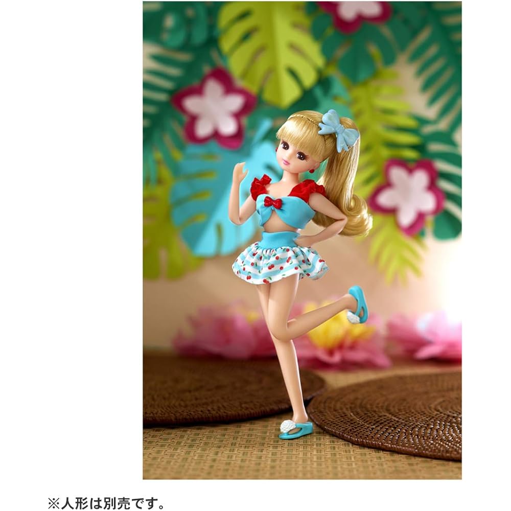 Licca-chan Dress LW-16 Tropical Summer Floral Design Kids' Clothing