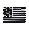 Black Highly Reflective Tape Waterproofs Car Wheel Hub Reflective Sticker Cycling Bicycles Strong Reflective Stickers