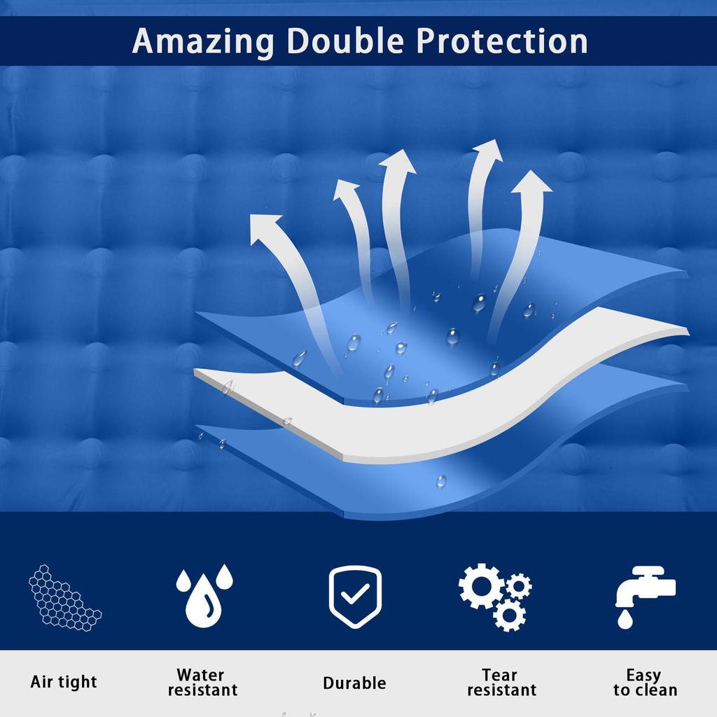 Inflatable Camping Mattress - Pull-Strap Style Tent Sleeping Pad