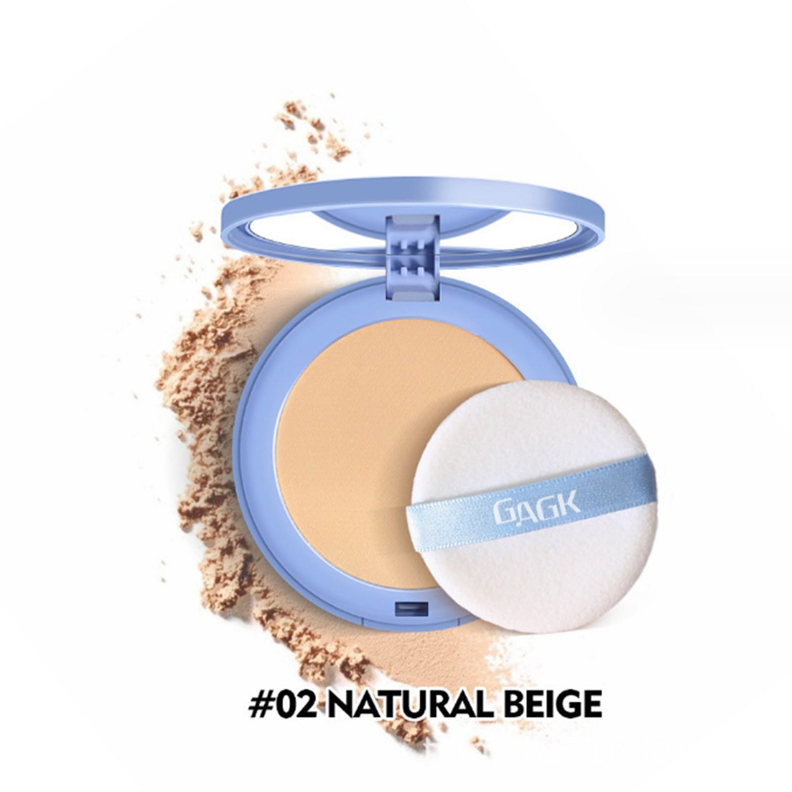 

GAGK Mattes Сухая и влажная пудра для фиксации макияжа, натуральный консилер, стойкая водостойкая пудра для макияжа лица One Size