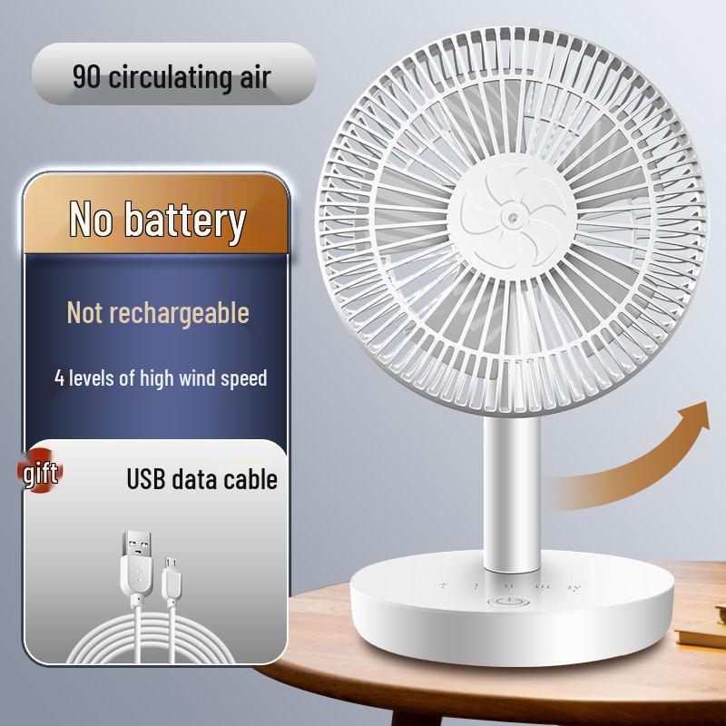 

High-Power Silent Electric Fan for Home, Office, Dorm, Bedside, and Desktop Use Standard