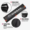 Carbon Fiber Car Seat Belt Shoulder Pad For Nissan Sentra Serena Maxima Versa Juke Micra Rogue Tiida X-trail Nismo Accessories