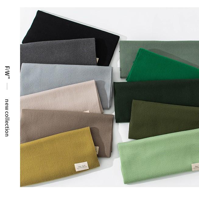 New Solid Color Maillard Imitation Cashmere Scarf for Women Autumn and Winter High End Simple Warm Shawl