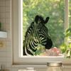 Fun-f205 Malowane Symulacyjne Naklejki Na Okna i Drzwi Zebry Dekoracje Domowe