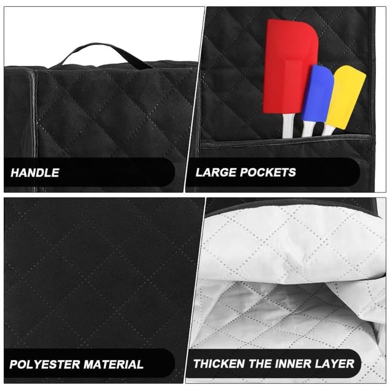 Washable Blender Protector Machine Washable Mixer Dustproof Cover with Pockets For Countertop Storage Organization