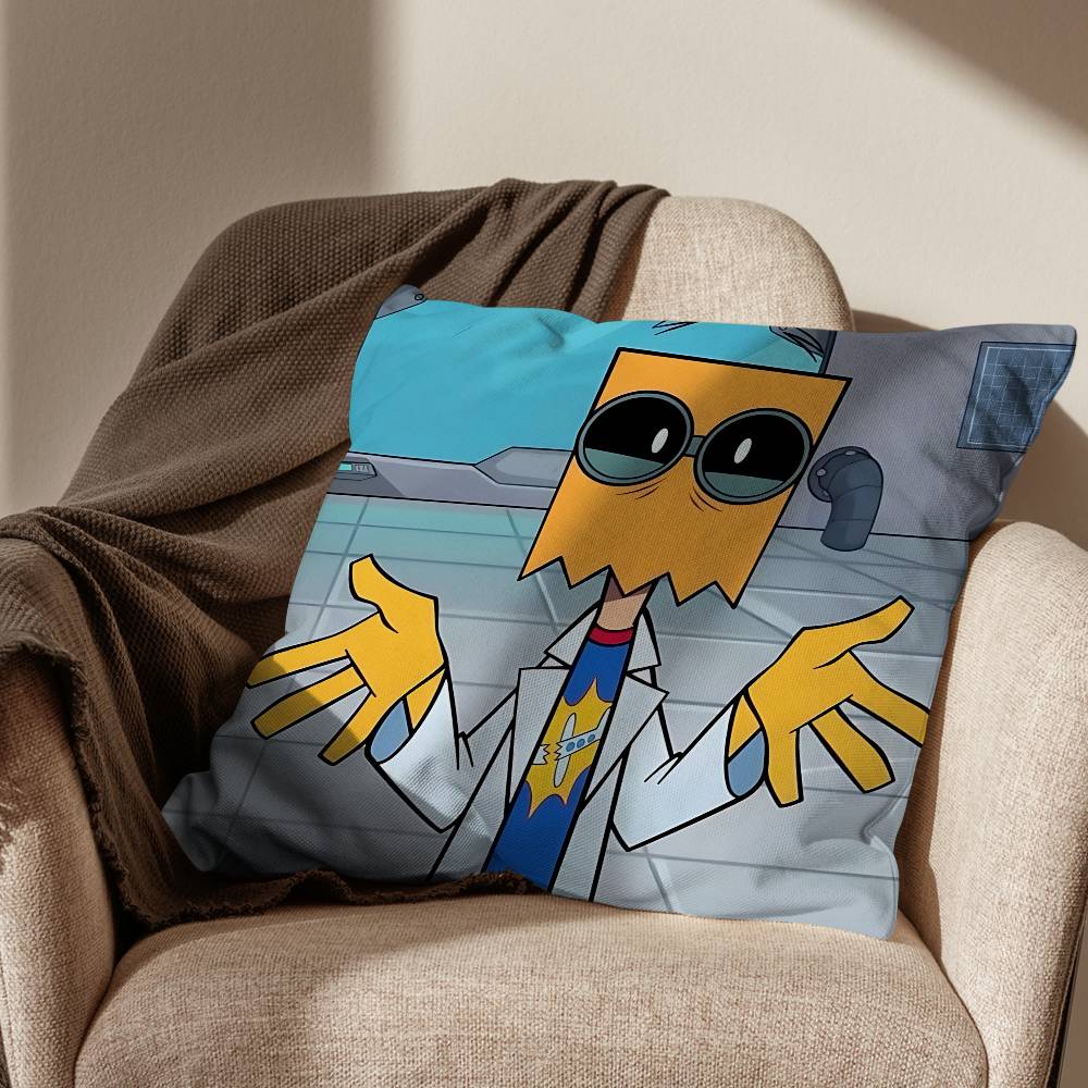 Dr Flugslys Villainous Black Hat Cushion Cover Suitable For Sofa Car Bedroom Office Cushions Decorative Pillow Case