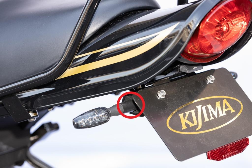 Kijima Z900RS/CAFE ('18-) Motorcycle Parts Turn Signal Shaft Extensions, 35mm Extension for M8, Set of 2, 217-5024