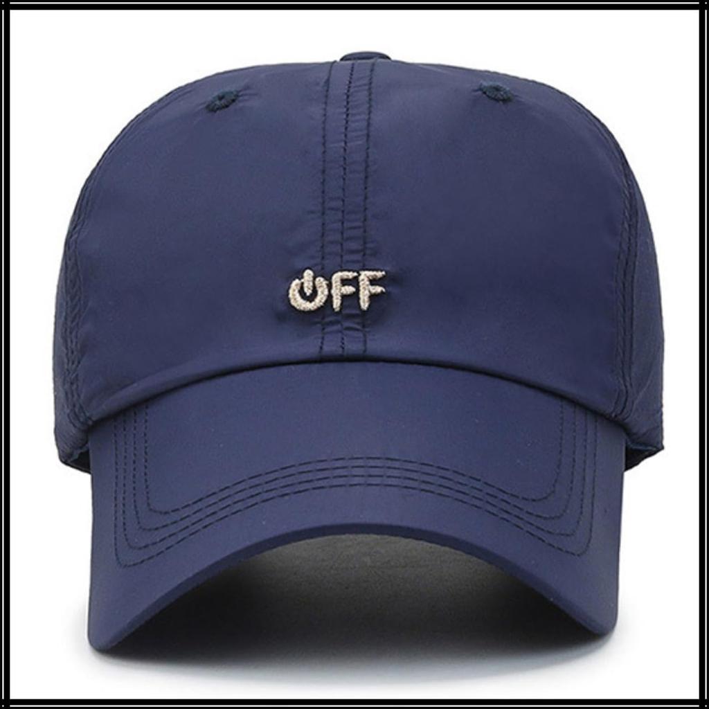 Keps Hatt Broderad Design Utomhus Avslappnad Enkel Snygg CZA094 [Vit Tand] Herr (Svart)