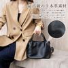 [imeetu] Schultertasche aus echtem Leder für Damen, 3-fach tragbar, Crossbody-Tasche, leicht, selbststehend, mit Ziernieten, weiches Rindsleder, schlicht