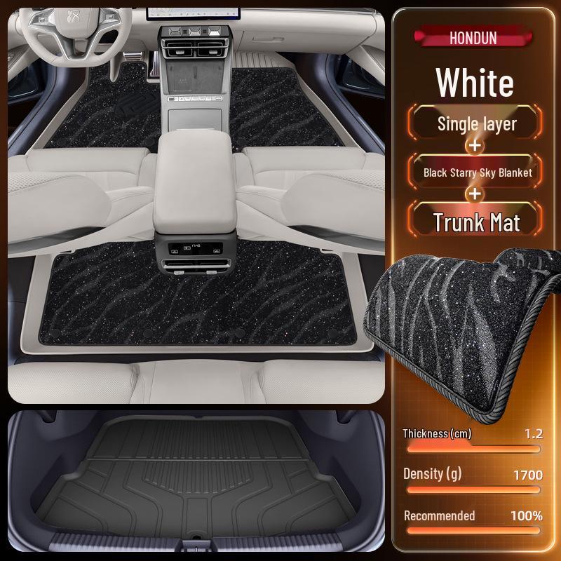 BYD Han L Floor Mats for TPEDM/EV25: New Car Interior Accessories for Driver and Passenger